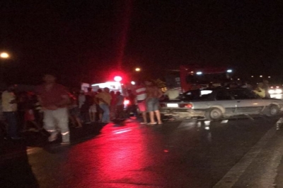  Acidente aconteceu no KM 36,9, entre os municípios de Areia Branca e Itabaiana (Foto: Grupo whatsapp JP & ANA)