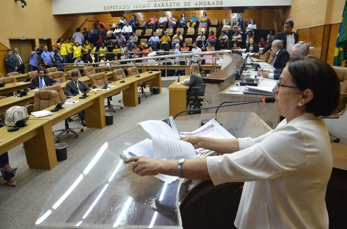 Deputada estadual Ana Lúcia (Foto: Jadílson Simões/Agência Alese)