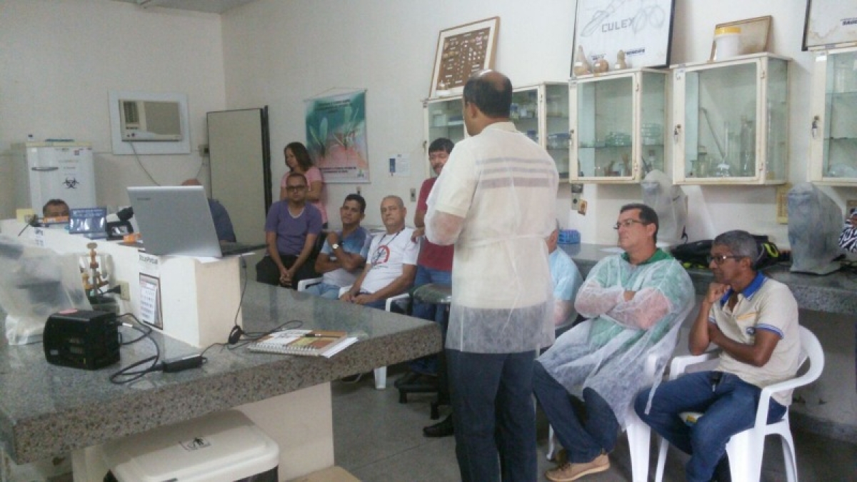 Lacen: Treinamento aborda Plano de Gerenciamento de Resíduos dos serviços laboratoriais (Foto: SES/SE)