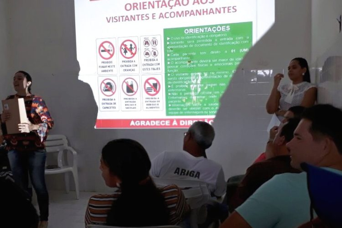 Hospital de Propriá intensifica prática do tratamento humanizado na unidade (Foto: SES/SE)