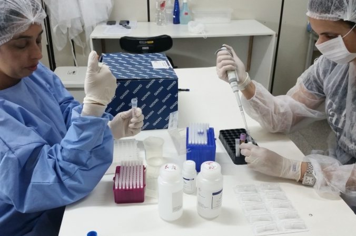 Lacen inicia diagnóstico molecular para identificação do vírus Influenza (Foto: SES/SE)