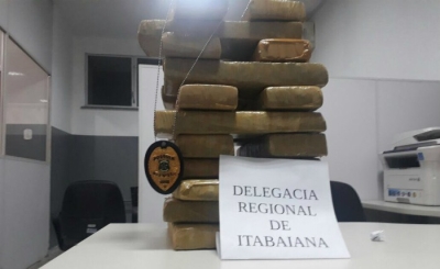 Polícia Civil de Itabaiana apreende 22 quilos de maconha com adolescente em Aracaju (Foto: Portal Itnet)