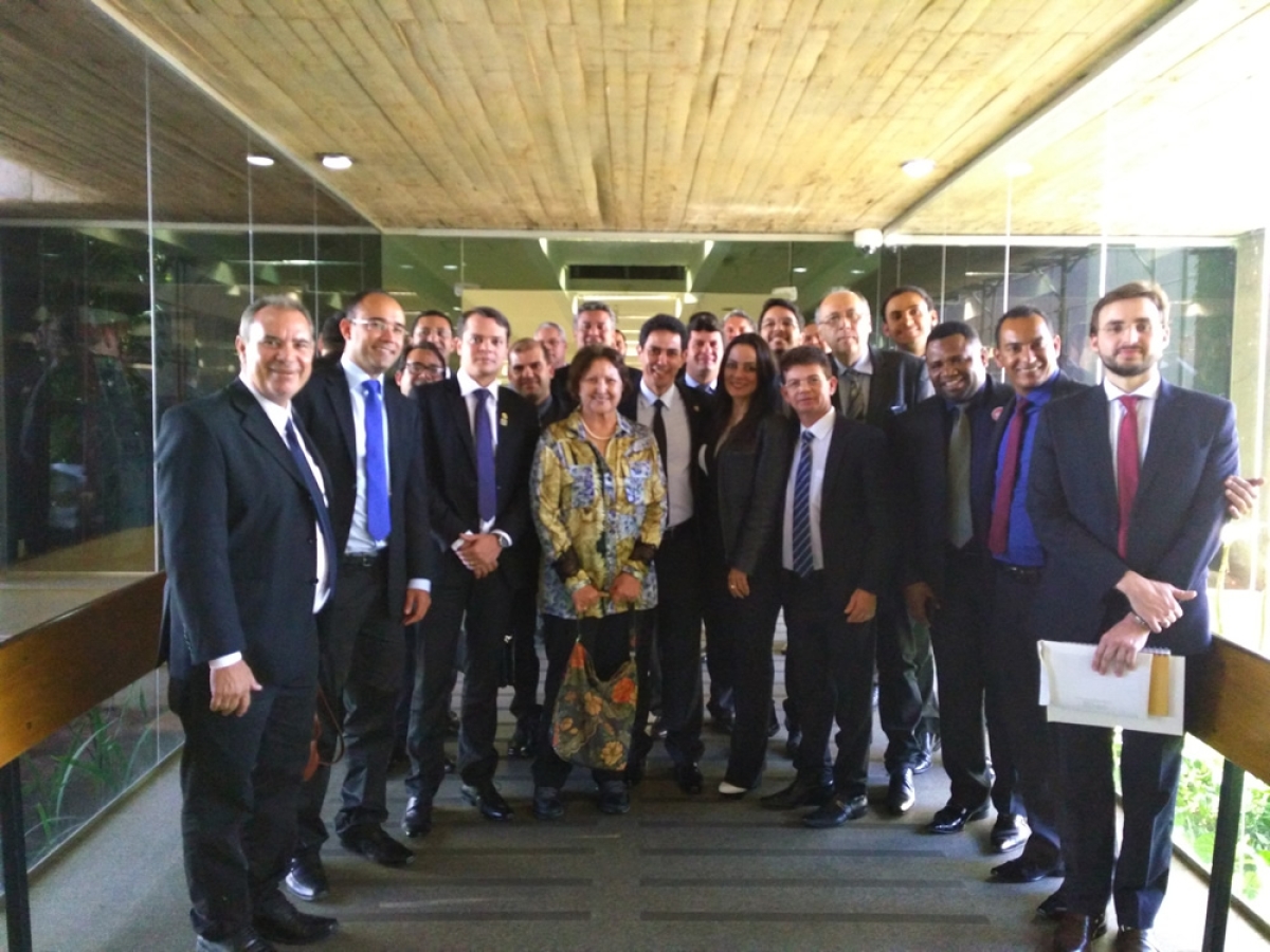 Robson Viana e 11 prefeitos se reúnem com a senadora Maria do Carmo (Foto: Assessoria Robson Viana)