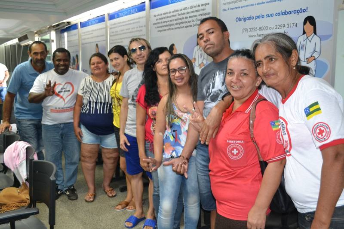 Hemose: voluntários de Gloria encerram cronograma de doações de agosto (Foto: SES/SE)