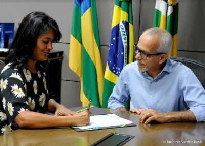 Edvaldo viaja aos EUA para evento do BID. Eliane assume Prefeitura (Foto: Janaína Santos/PMA)