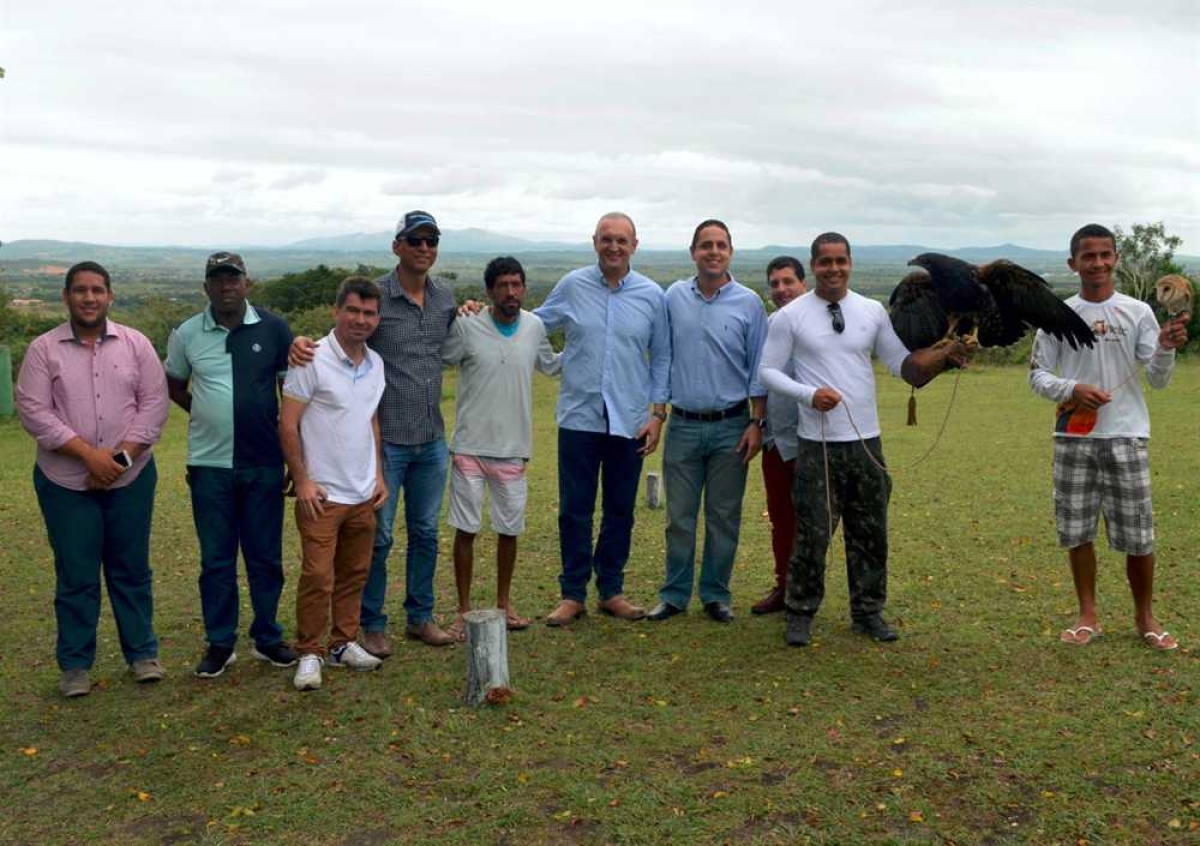 Turismo avalia a inserção do Parque dos Falcões em roteiro sergipano (Foto: Setur/SE)