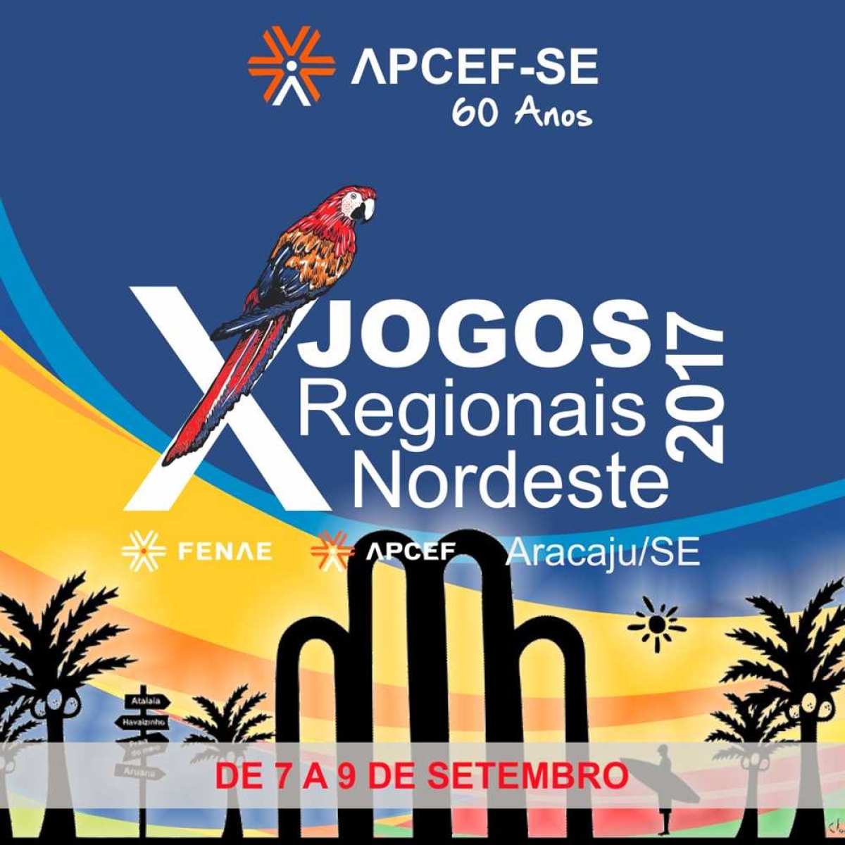 Apcef/SE sedia X Jogos Regionais Nordeste 2017 (Imagem: Divulgação)