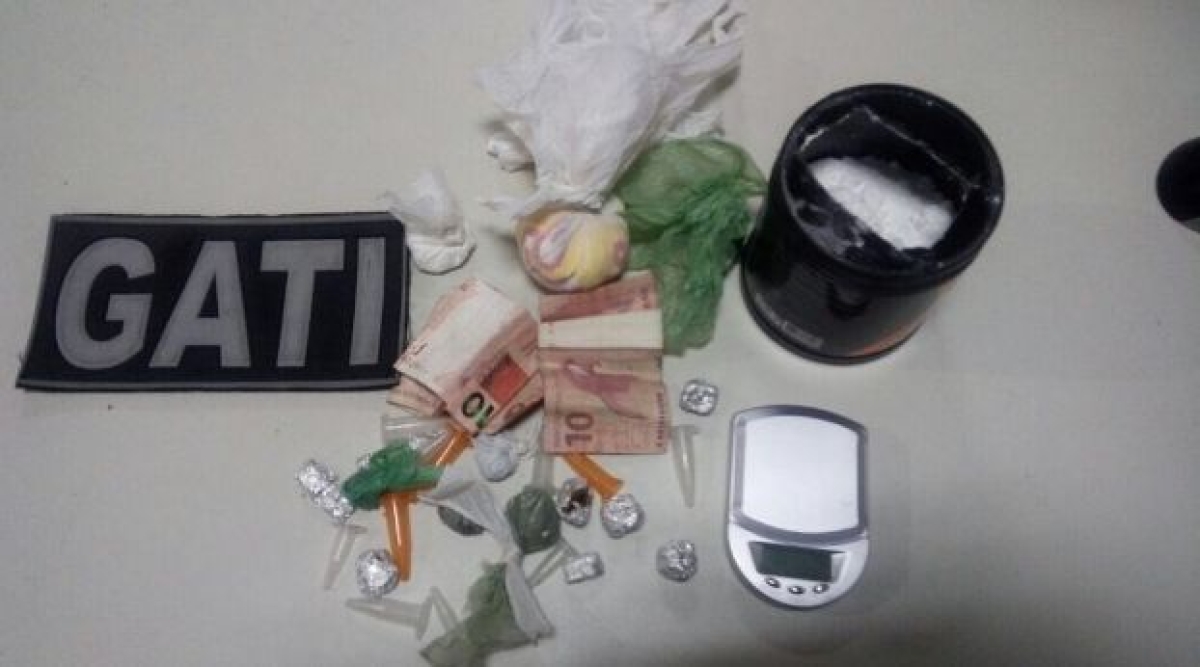 Em 12 horas, Gati realiza prisões por tráfico de drogas e recupera veículo (Foto: SSP/SE)