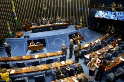 

Plenário do Senado aprova projeto que transforma a carreira dos agentes penitenciários em carreira policial (Foto: Wilson Dias/Agência Brasil)