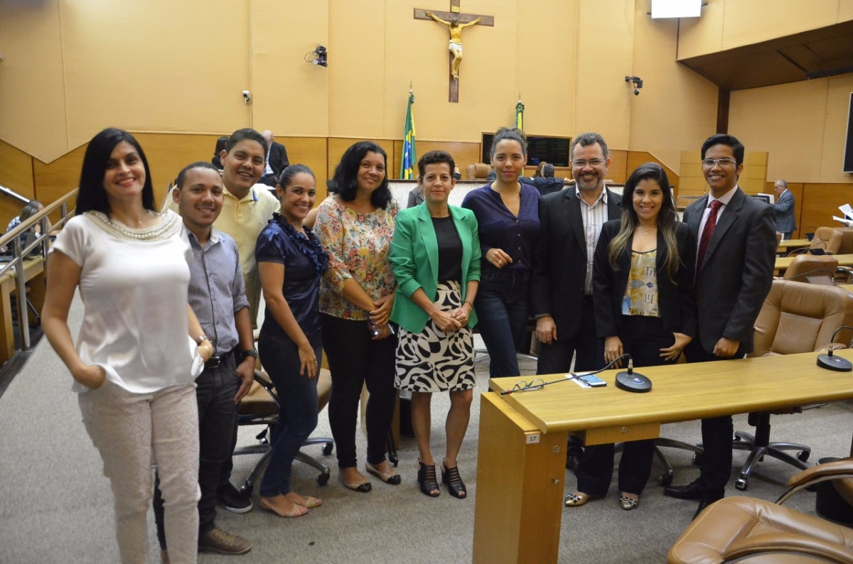 Marcos Aurélio com a equipe #redealese (Foto: Jadilson Simões)