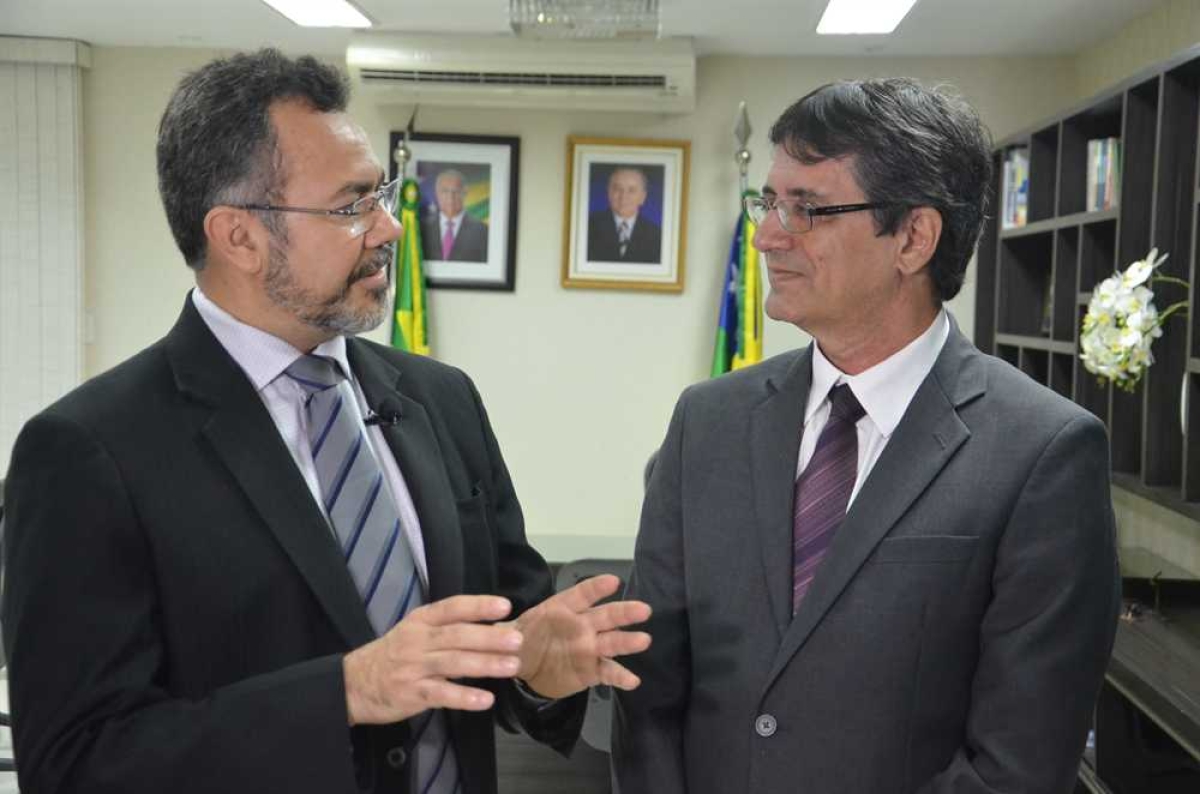 Secretário da Fazenda faz balanço do quadrimestre durante entrevista à Rede Alese (Foto: Jadilson Simões/Agência Alese)