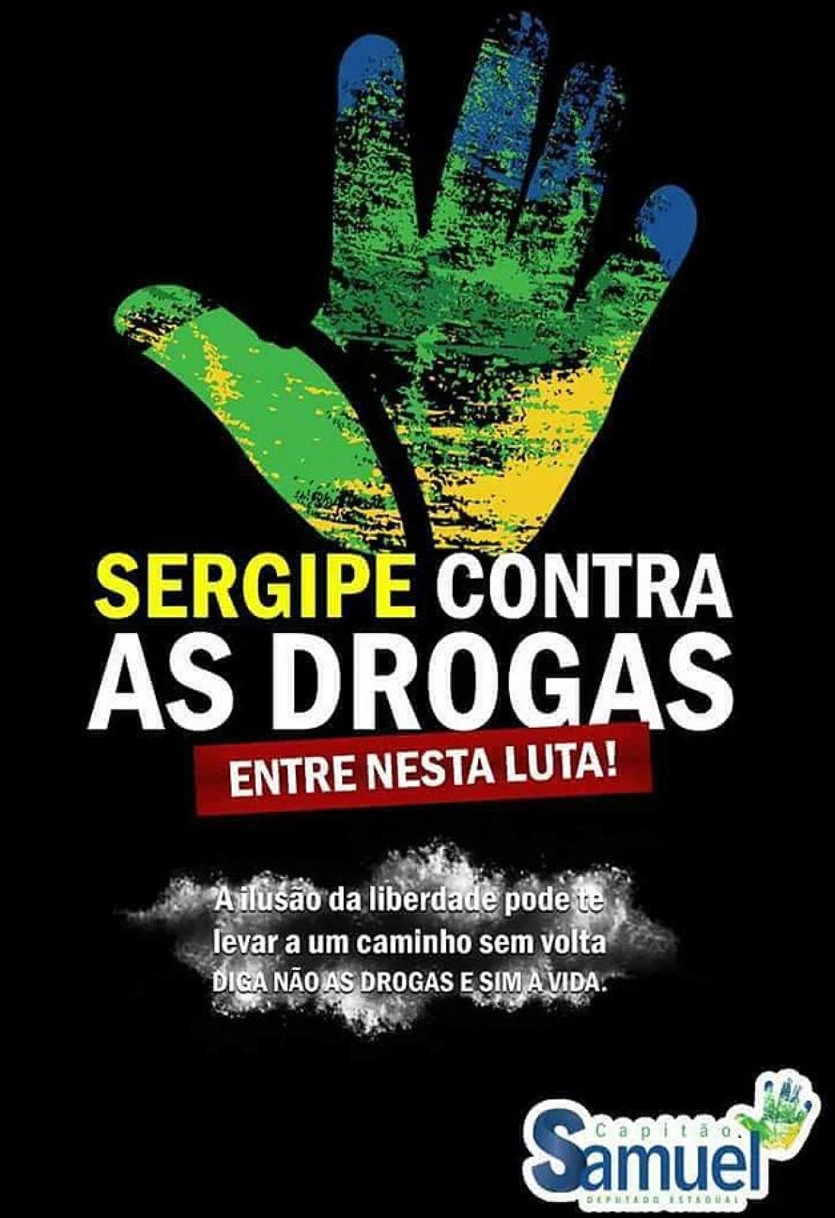 Capitão Samuel concede entrevista e fala da importância do trabalho de prevenção às drogas (Imagem: Divulgação)