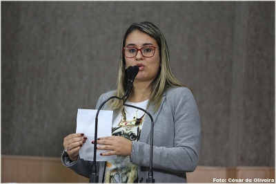 Vereadora Kitty Lima (Foto: César de Oliveira/CMA)