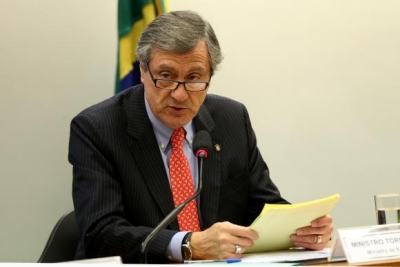 O ministro da Justiça, Torquato Jardim, em audiência sobre o Código de Processo Penal (Foto: Wilson Dias/Agência Brasil)
