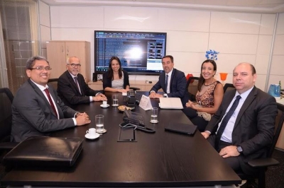 Edvaldo se reúne com presidente da Caixa para viabilizar R$ 50 milhões para obras em Aracaju (Foto: Assessoria Caixa)