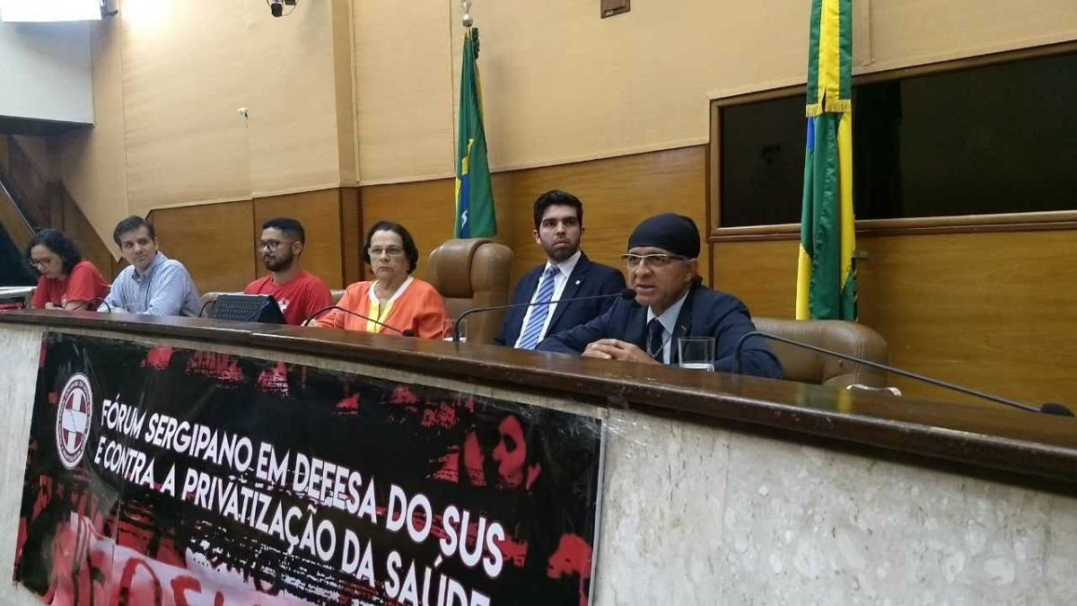 "Sou contra a privatização do SUS", enfatiza Moritos Matos (Foto: Débora Matos/Site Moritos Matos)