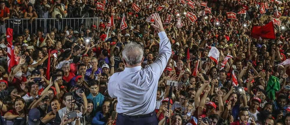 Lula em Ipatinga (Foto: Ricardo Stuckert)