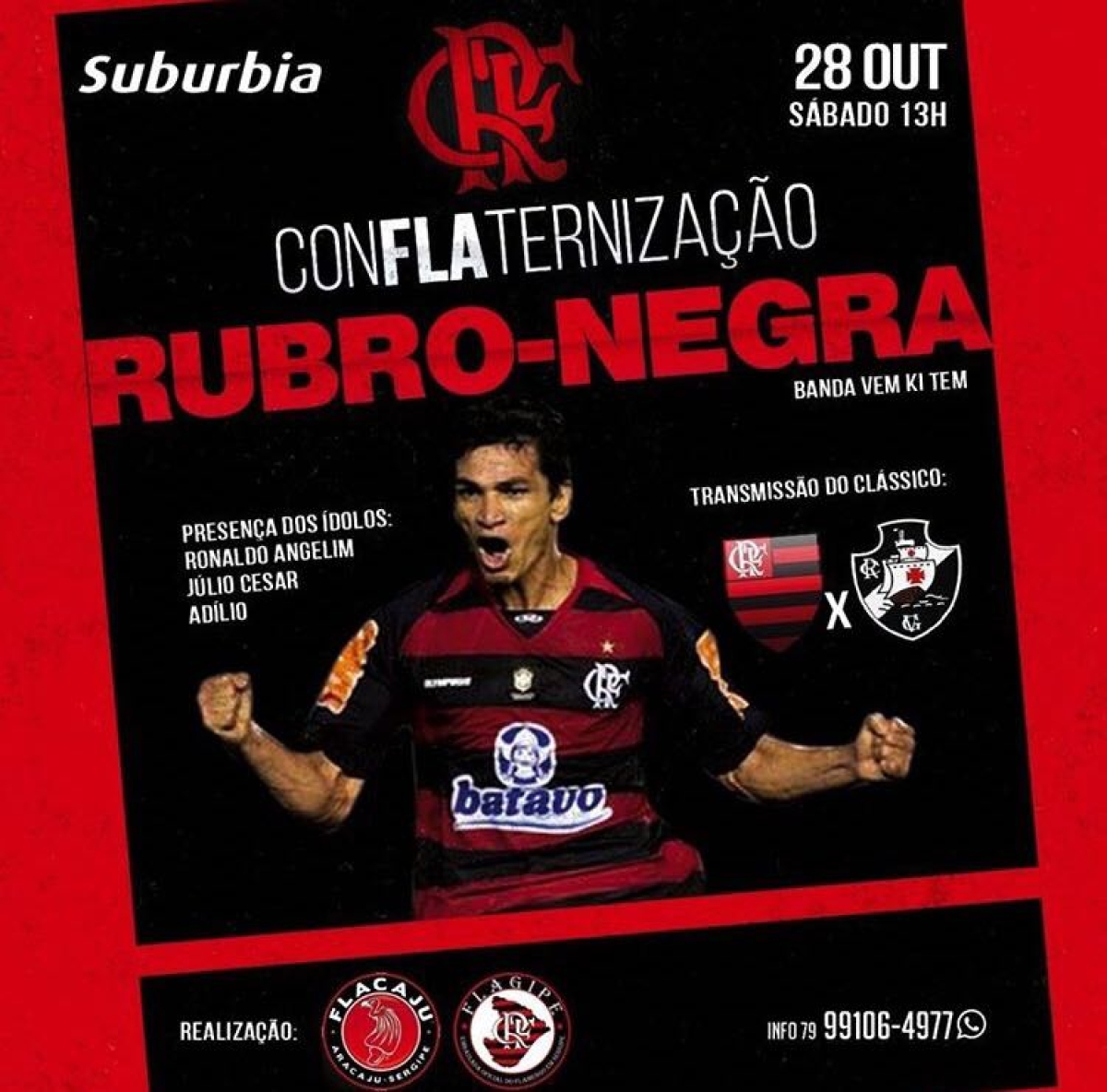 Suburbia recebe "ConFLAternização" Rubro-negra (Imagem: Divulgação)