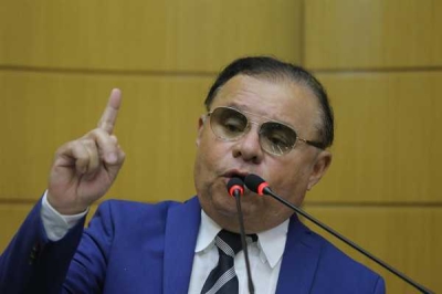 Deputado estadual, radialista Gilmar Carvalho (Foto: César de Oliveira/Agência Alese)