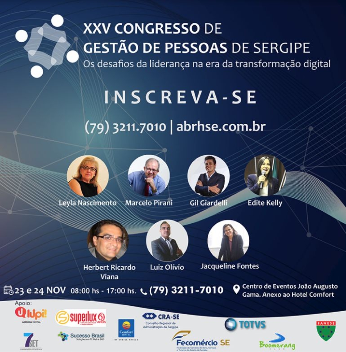 XXV Congresso de Gestão de Pessoas de Sergipe (Imagem: Divulgação)