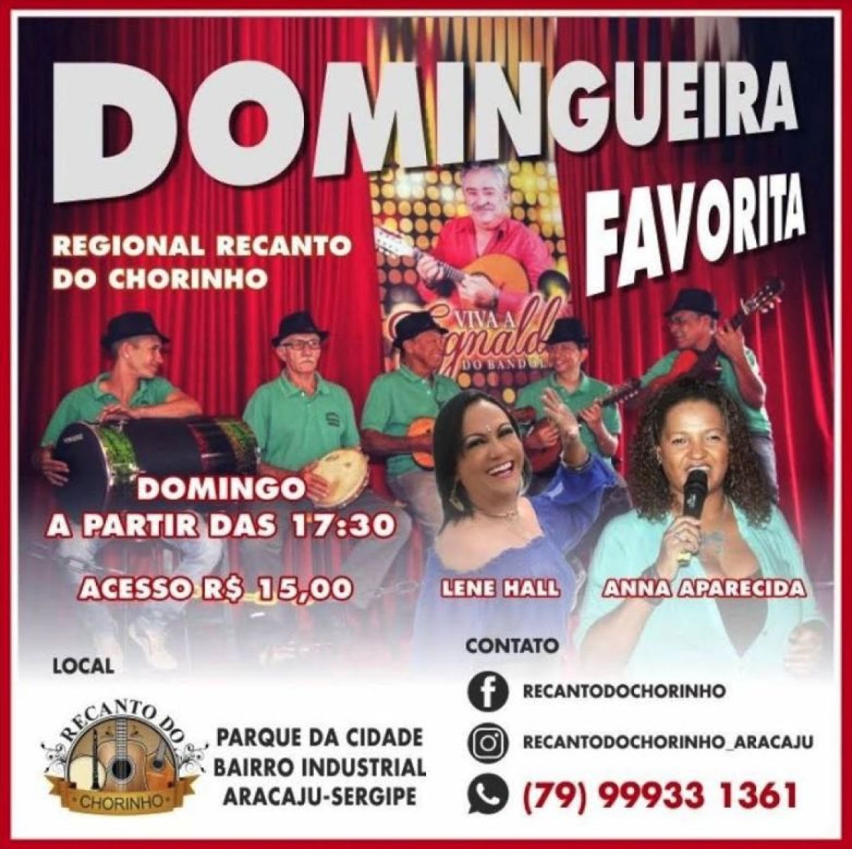 Domingueira Favorita no Recanto do Chorinho (Imagem: Divulgação)