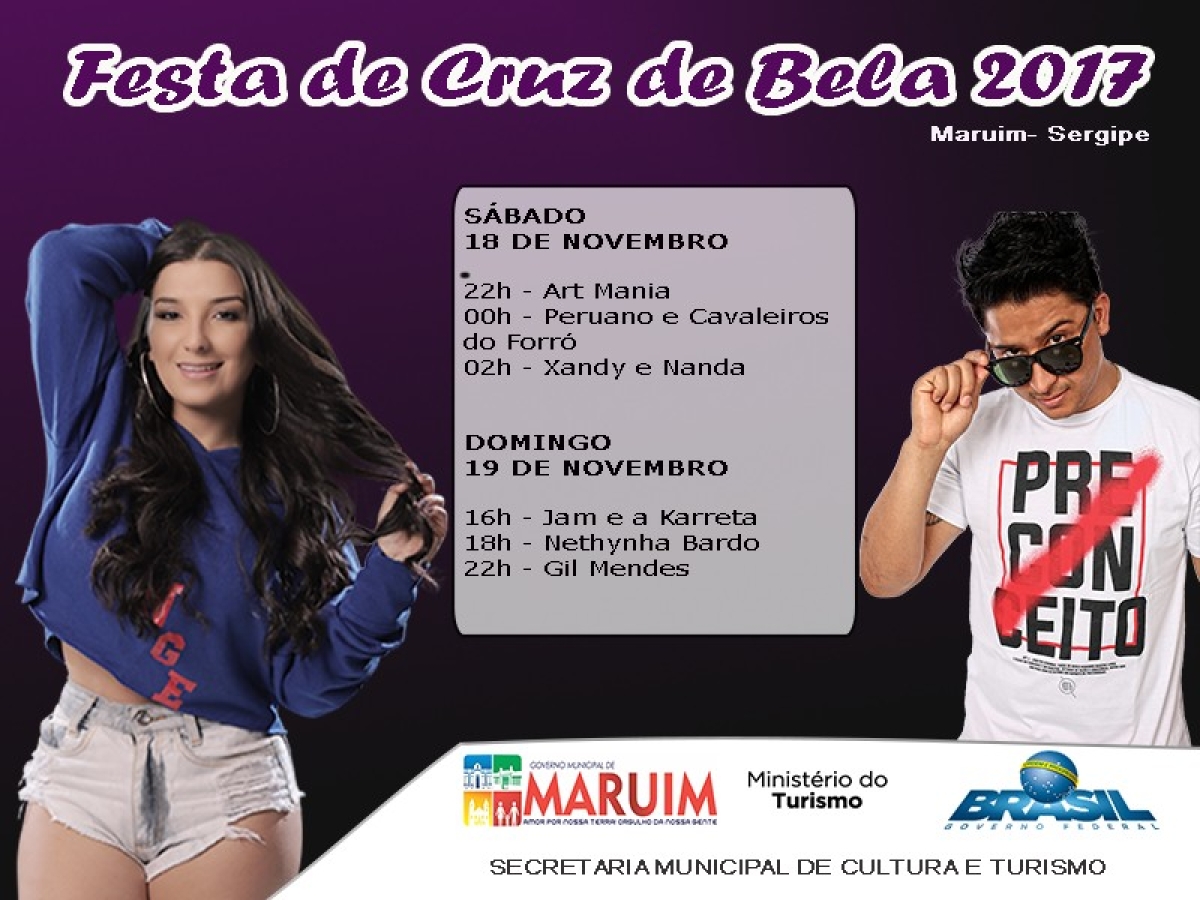 Confira programação da Festa de Cruz de Bela, em Maruim (Imagem: Divulgação)