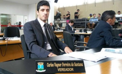 Vereador de situação por Itabaiana, Vaguinho de Vado de Olímpio Grande (Foto: Portal Itnet)