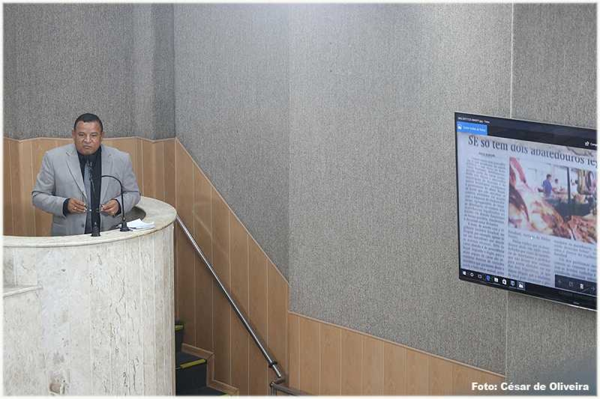 Vereador Américo de Deus (Foto: César de Oliveira/CMA)