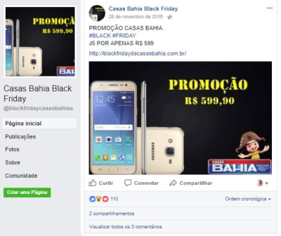 Black Friday: hackers intensificam ataques e mais de 160 novas falsas promoções são diagnosticadas em novembro (Imagem: Reprodução)