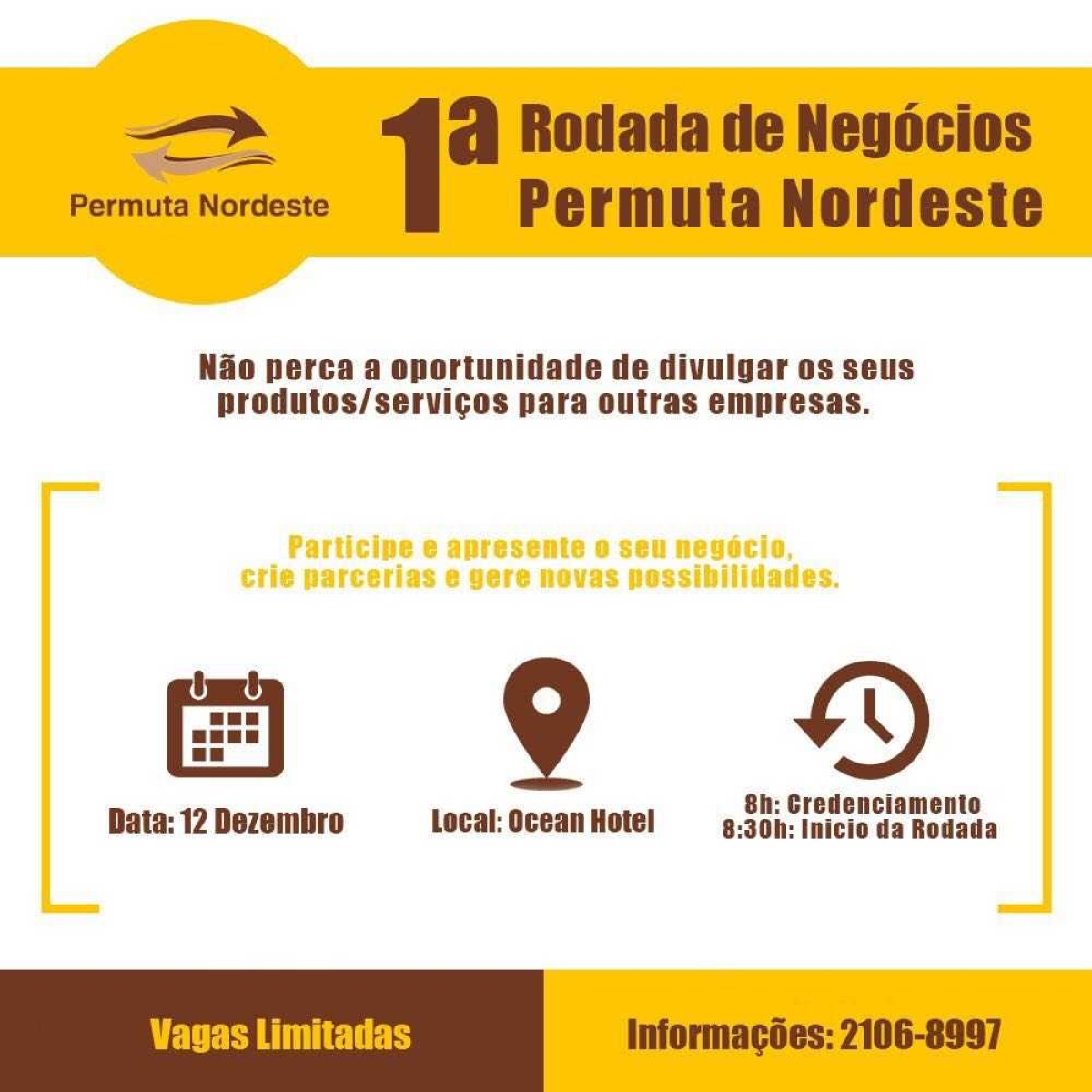 1ª Rodada de Negócios Permuta Nordeste (Imagem: Divulgação)