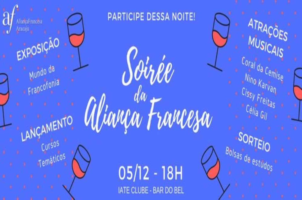Soirée da Aliança Francesa no Iate Clube (Imagem: Divulgação)