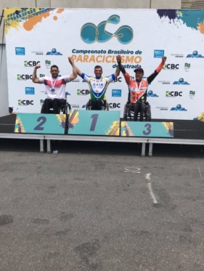 Paraciclista itabaianense fica em segundo lugar no Campeonato Brasileiro de Paraciclismo de Estrada (Foto: Reprodução/Portal Itnet)