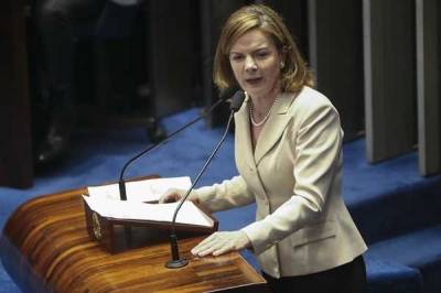 Senadora Gleisi Hoffmann (Foto: Antonio Cruz/Arquivo Agência Brasil)