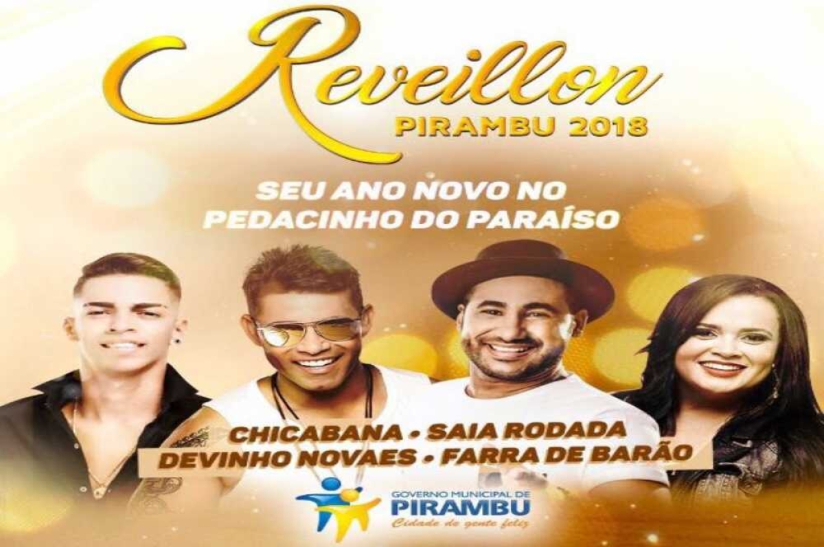 Devinho Novais e Saia Rodada animam réveillon de Pirambu (Imagem: Divulgação)