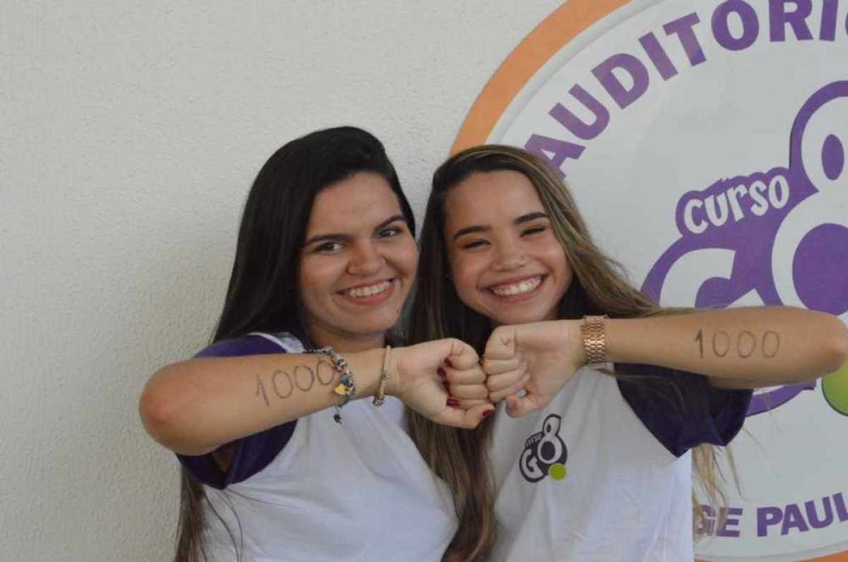 Elas compõem o seleto grupo de 53 pessoas que conseguiram os mil pontos em todo país (Foto: Portal Infonet)