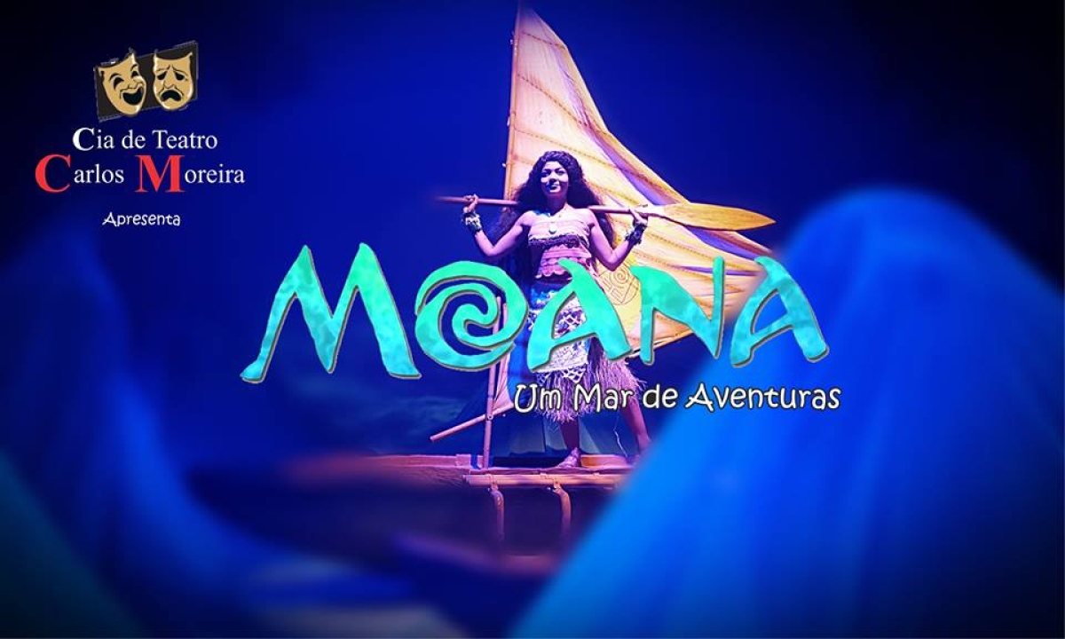 Cia de Teatro Carlos Moreira traz para Aracaju o espetáculo "Uma Aventura no Mar: Moana" (Imagem: Divulgação)