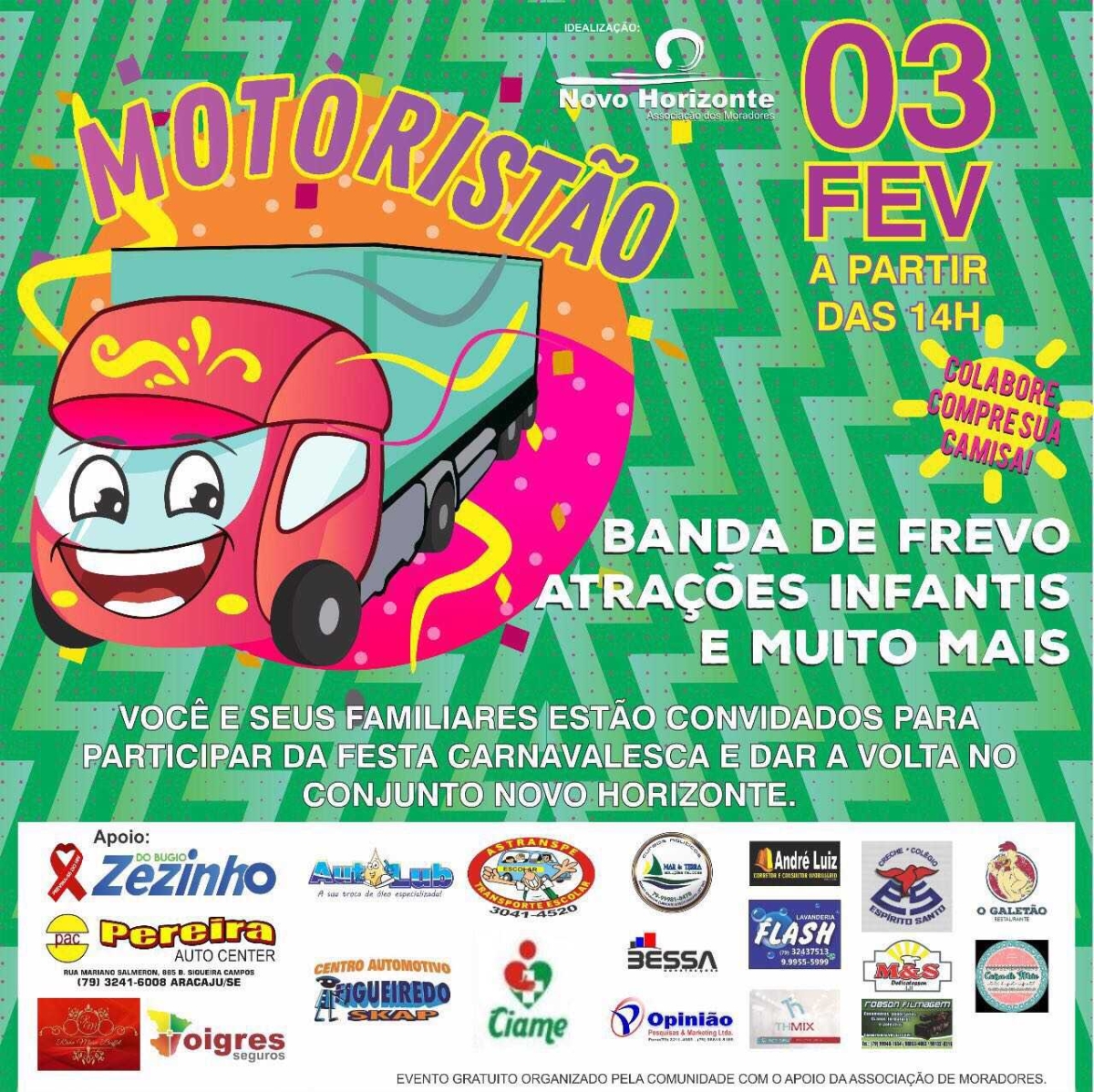 Bloco de rua Motoristão (Imagem: Divulgação)