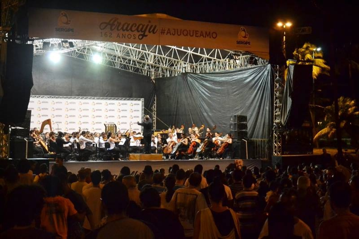 Orquestra Sinfônica de Sergipe integrará programação em homenagem aos 163 anos de Aracaju (Foto: Secult/SE)