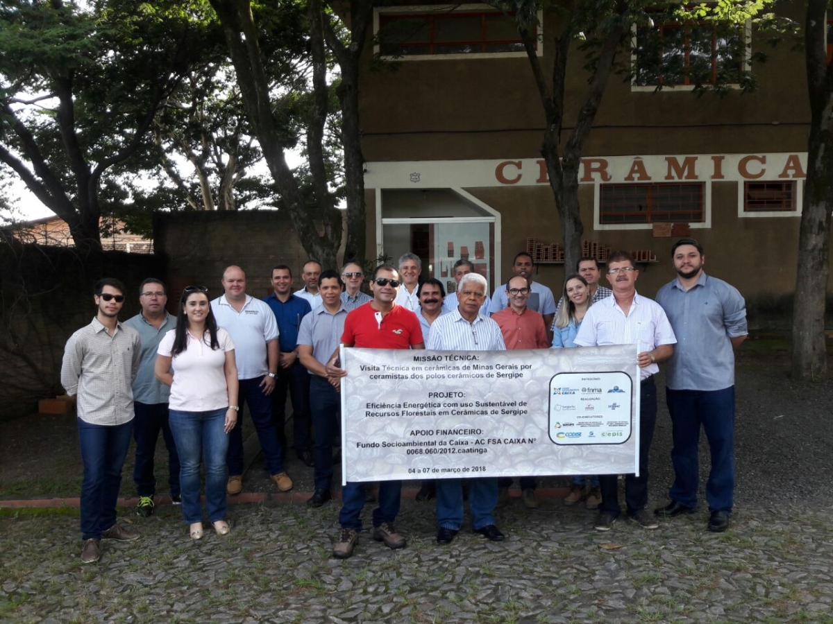 Projeto sergipano de Eficiência Energética em Cerâmicas promove missão técnica, em Minas Gerais (Foto: Assessoria SergipeTec)