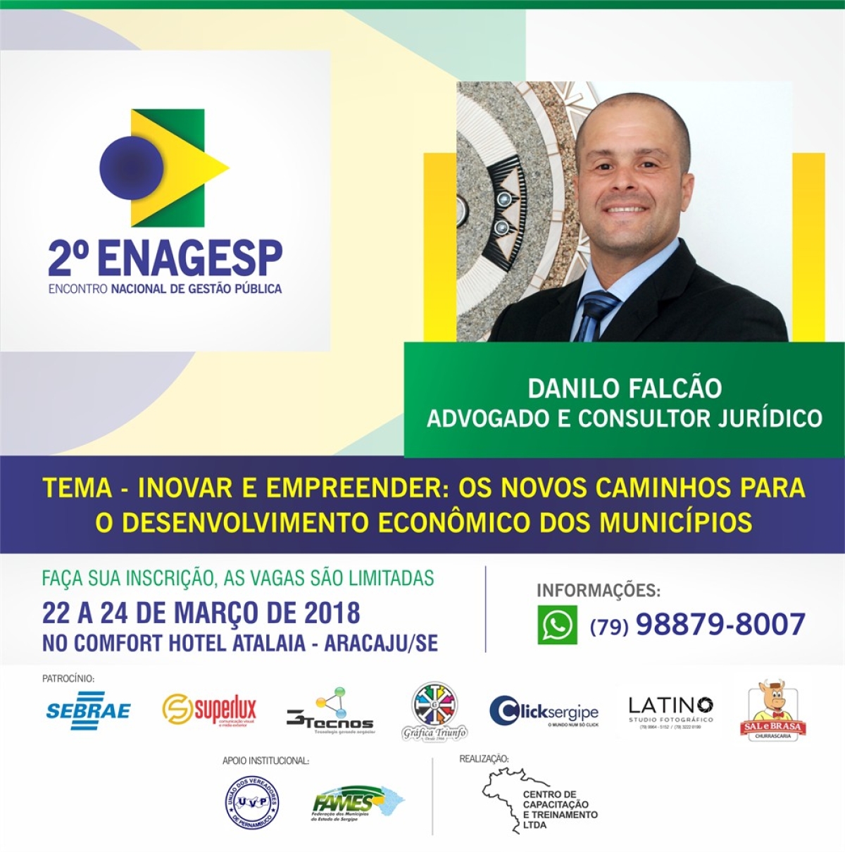 2° ENAGESP: Município é o alicerce do desenvolvimento do país (Imagem: Divulgação)