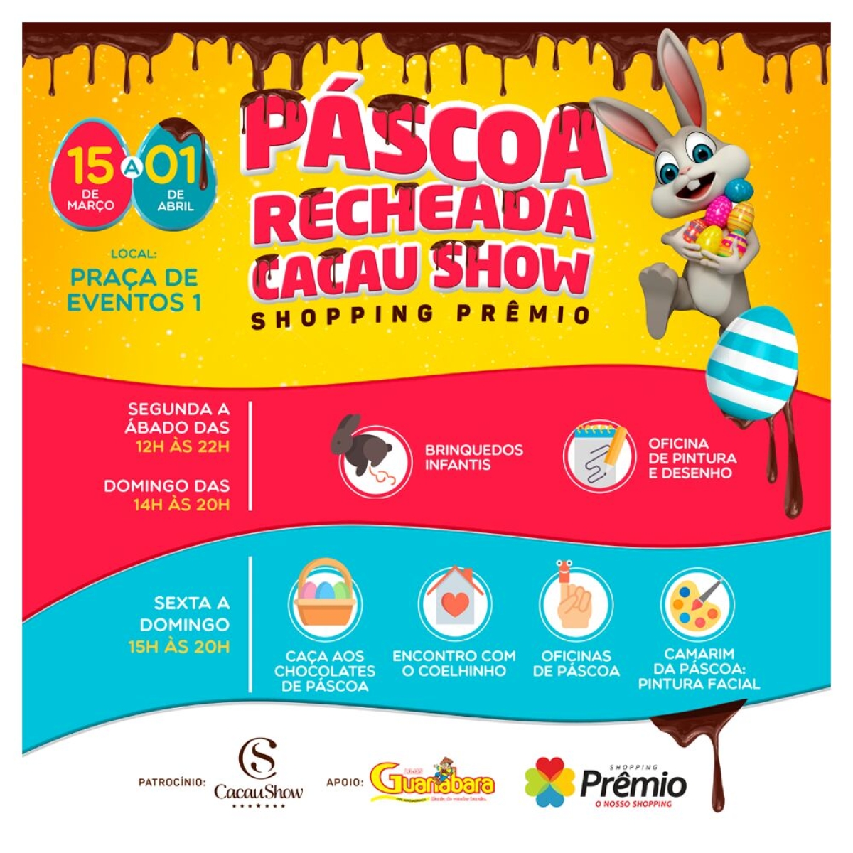 Páscoa Recheada Shopping Prêmio (Imagem: Divulgação)