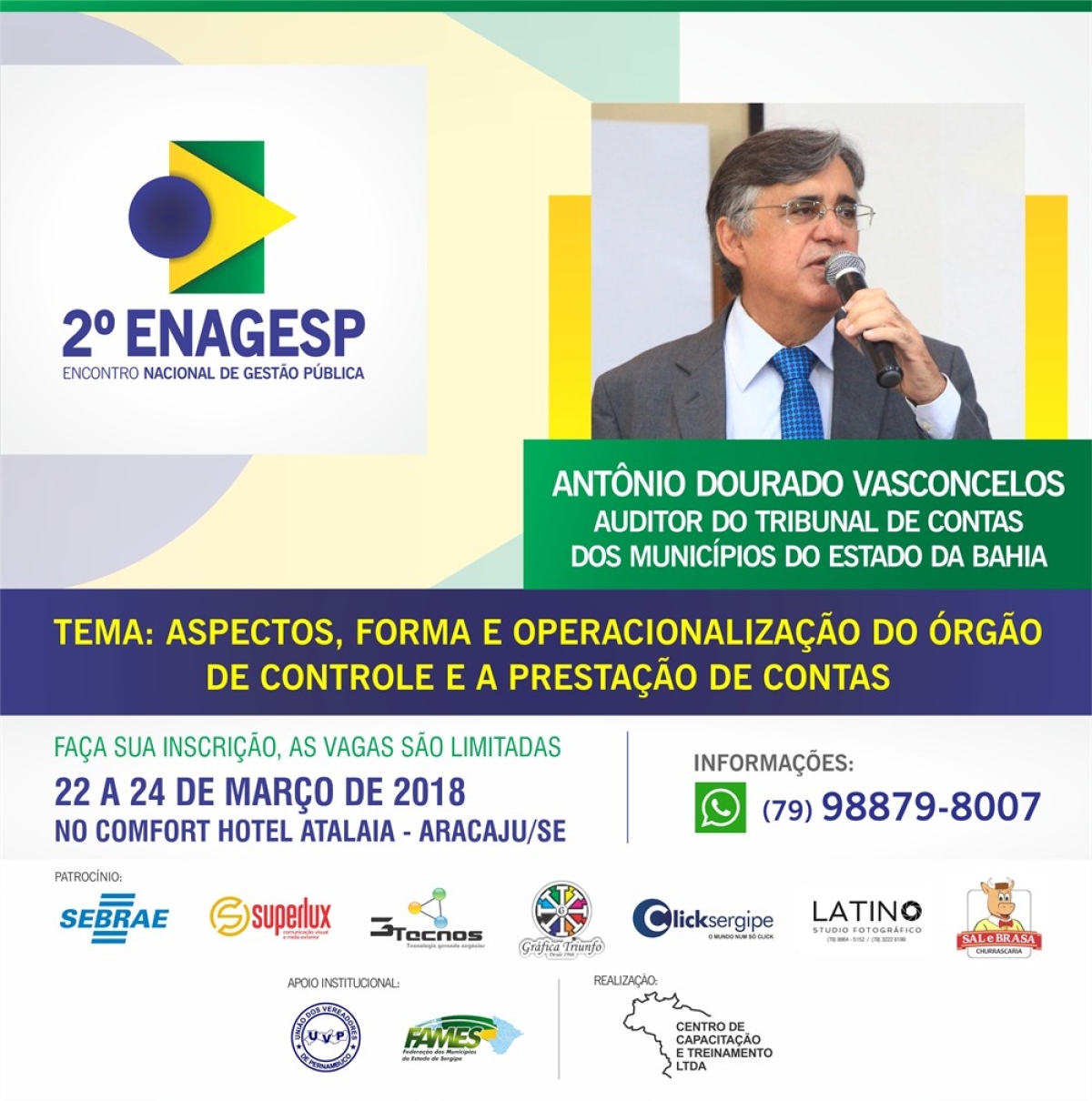 2° Enagesp: Pefeitos têm como evitar erros na prestação de contas das prefeituras (Foto: Divulgação)