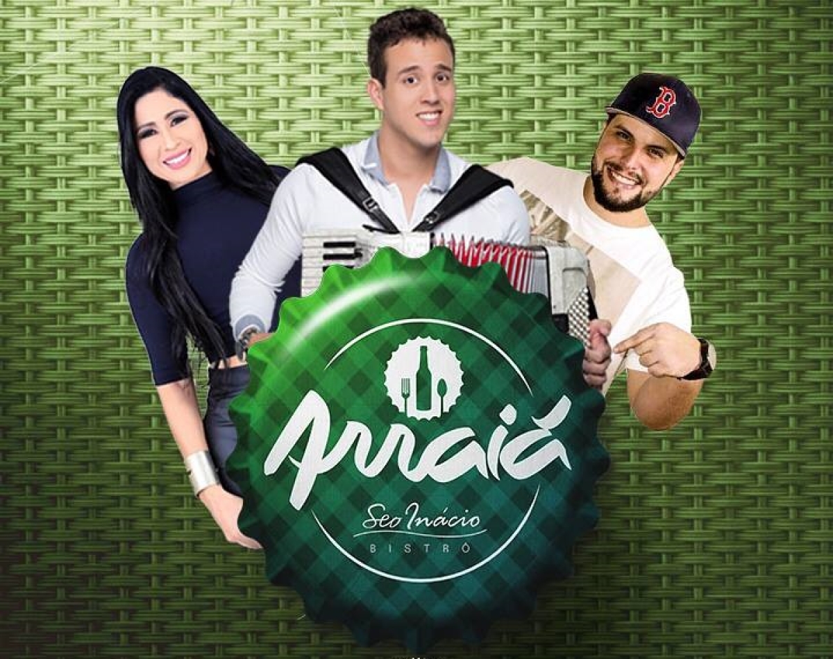 Nineia Oliveira, Forró do Tico e Kinho Farreiro vão agitar o Arraiá Seo Inácio (Imagem: Divulgação)