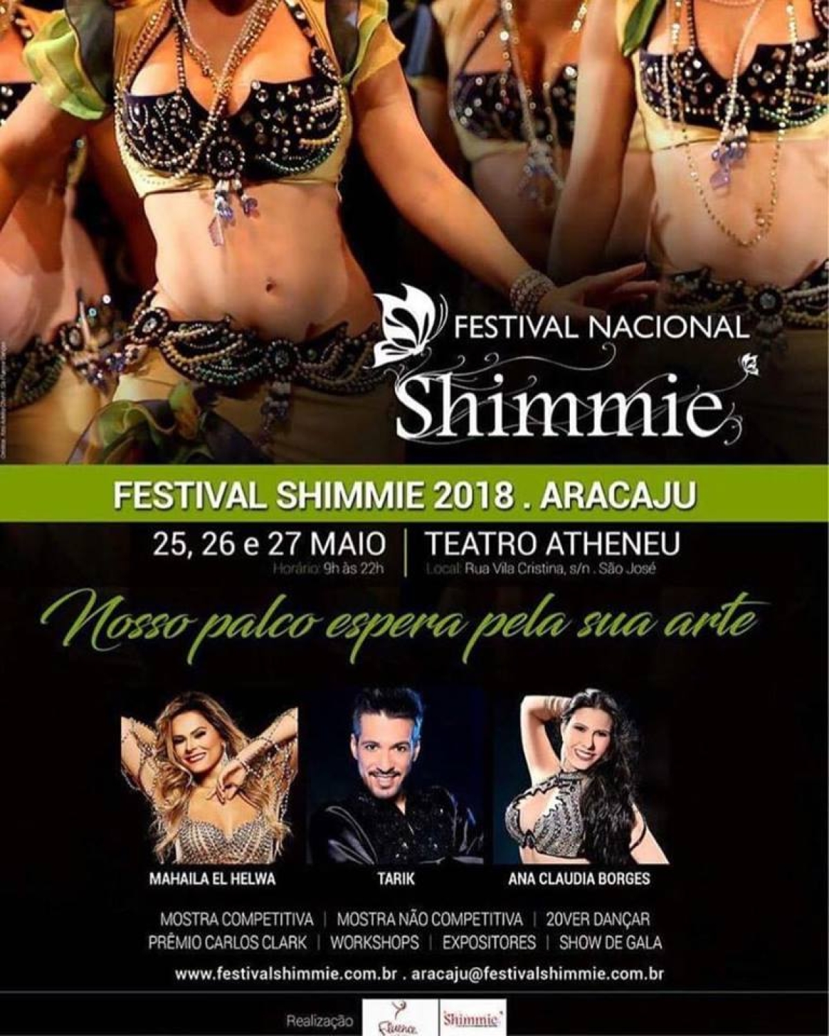 Grande festival de Dança do Ventre vem à Aracaju em maio (Imagem: Divulgação)