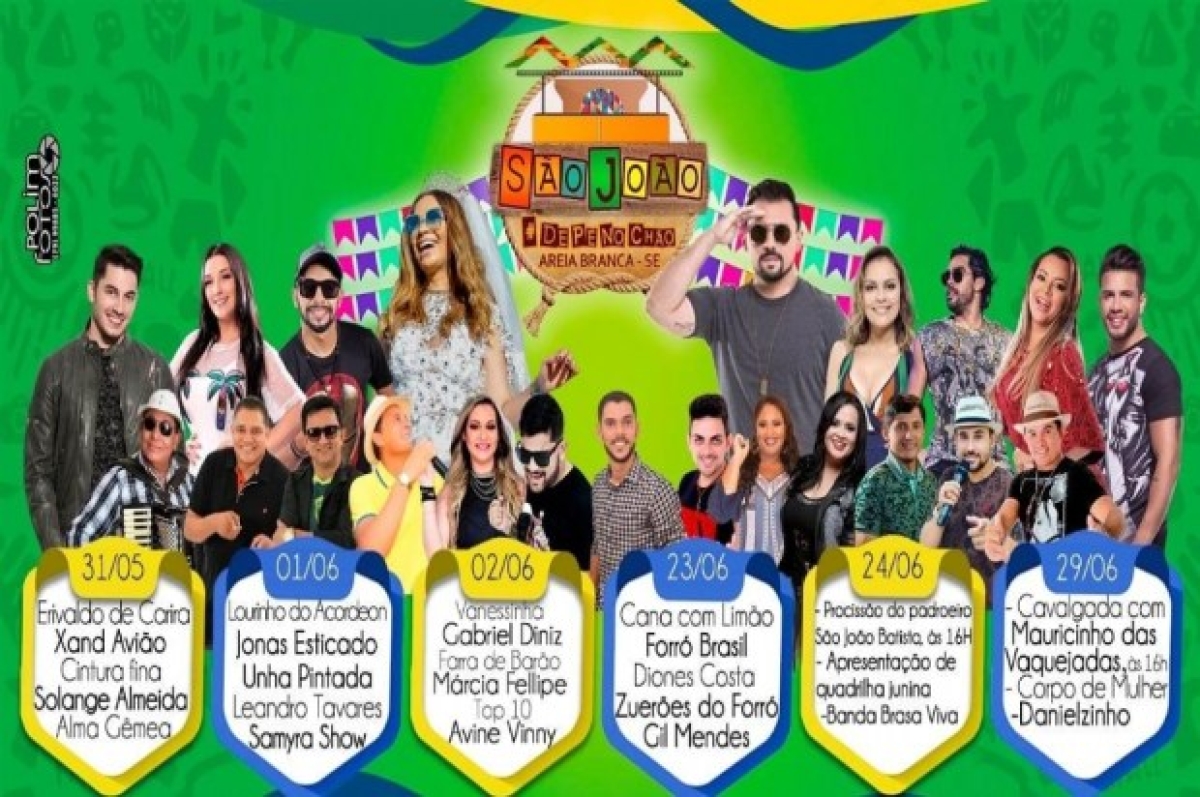 Veja programação completa dos festejos de Areia Branca (Imagem: Divulgação)