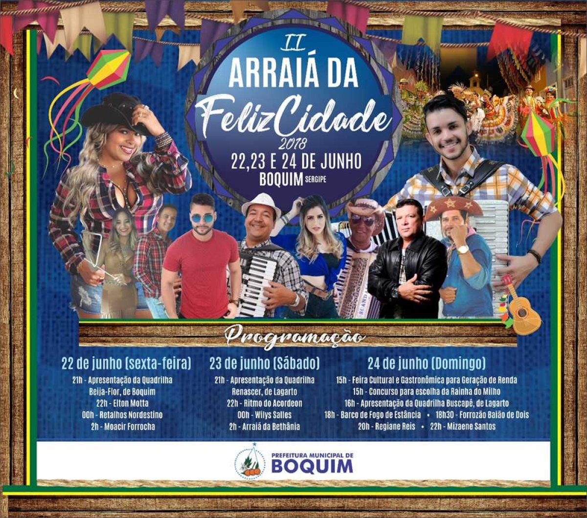 Arraiá da Feliz Cidade anima São João de Boquim (Foto: Divulgação)