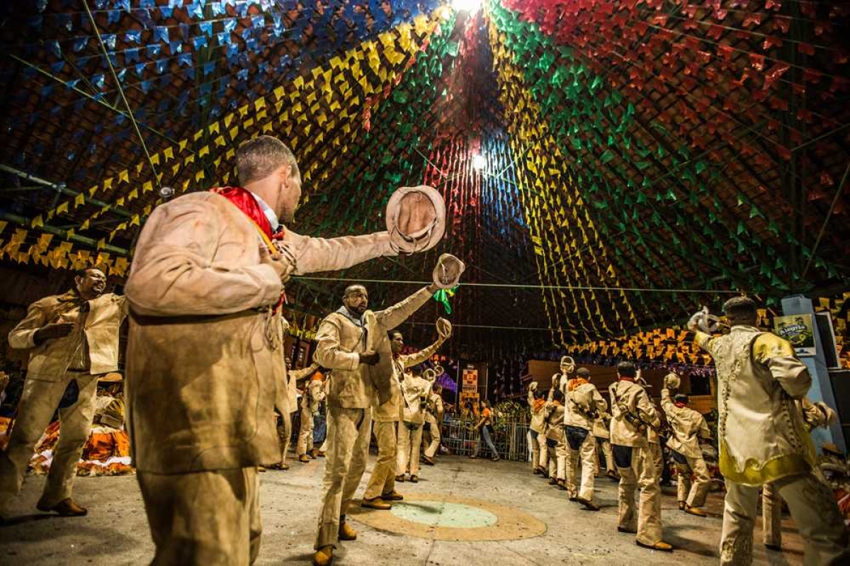 Xodó da Vila se sagra campeã do Concurso de Quadrilhas Juninas da Rua de São João 2018 (Foto: Felipe Goettenauer/ PMA)