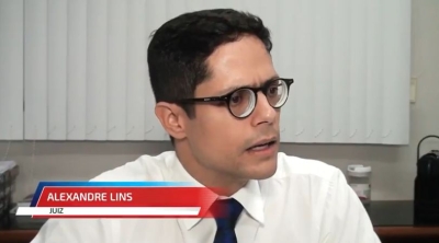 Juiz Alexandre Lins (Imagem: Reprodução/ Portal Infonet)