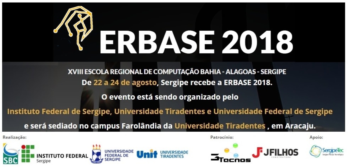 Sergipe vai sediar a Escola Regional de Computação, que acontece de 22 a 24 de agosto (Imagem: Divulgação)