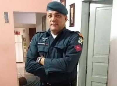 Sargento comemorava promoção dentro da PM em uma chácara na Zona de Expansão (Foto: Reprodução/ Redes sociais/ Via Portal Infonet)